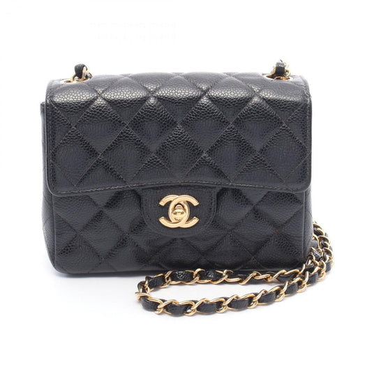 Chanel Calfskin Black Shoulder Bags