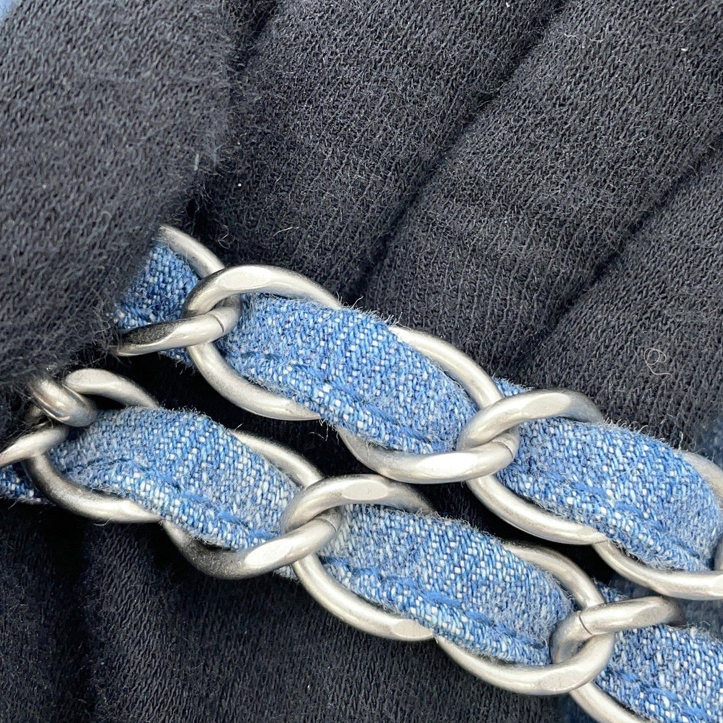 Chanel Denim Blue Shoulder Bags