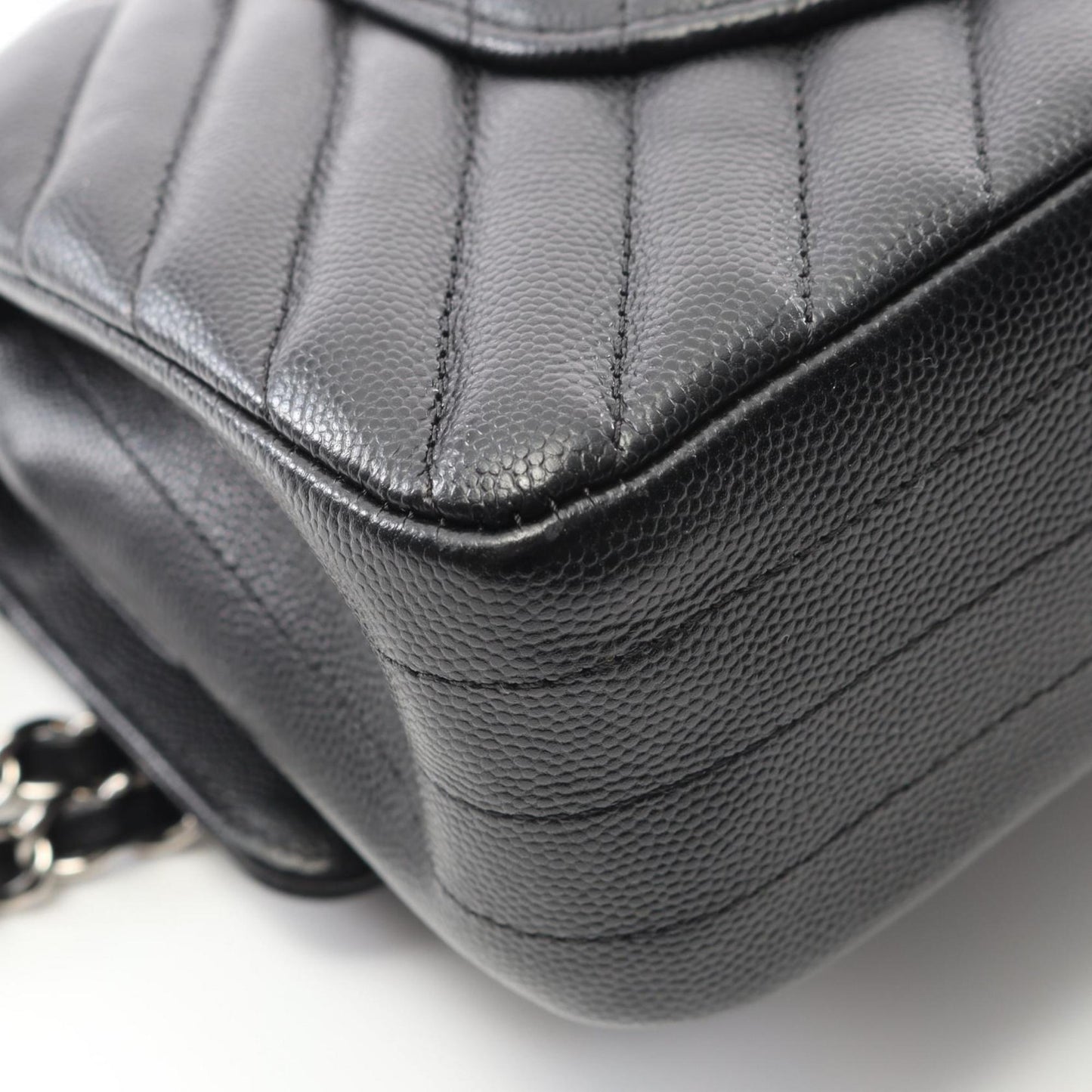 Chanel Calfskin Black Shoulder Bags