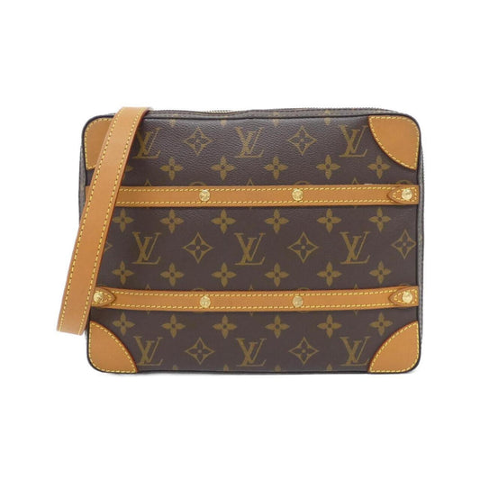Louis Vuitton Coated Canvas Brown Shoulder Bags
