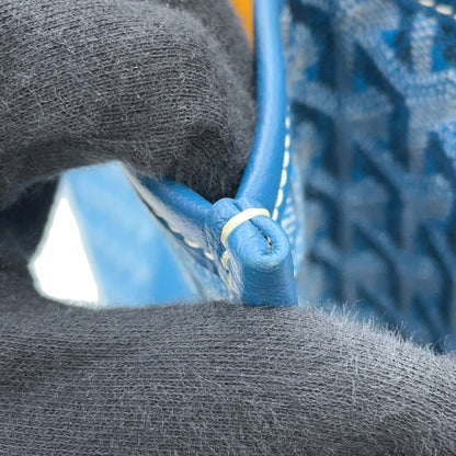Goyard Canvas Blue Tote Bags