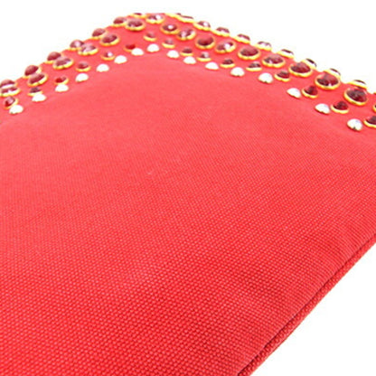Prada Canvas Red Clutch Bags