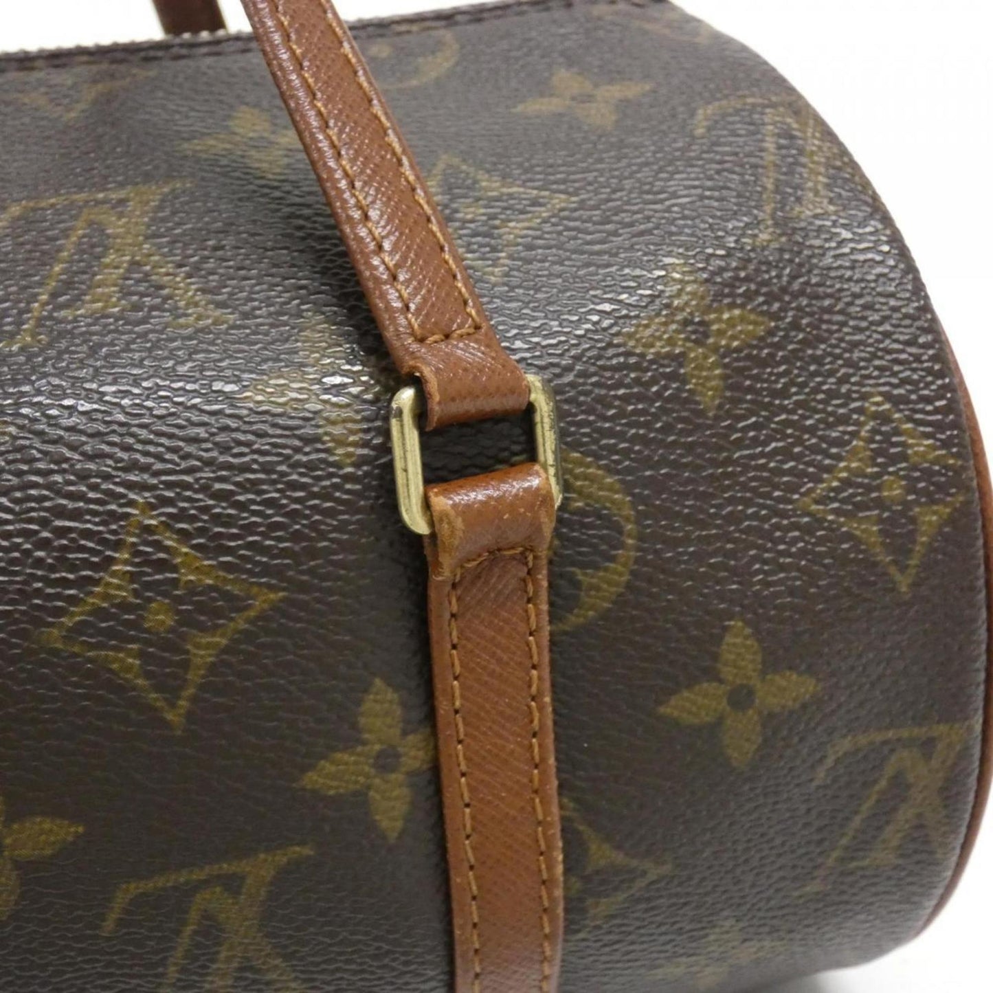Louis Vuitton Coated Canvas Brown Handbags