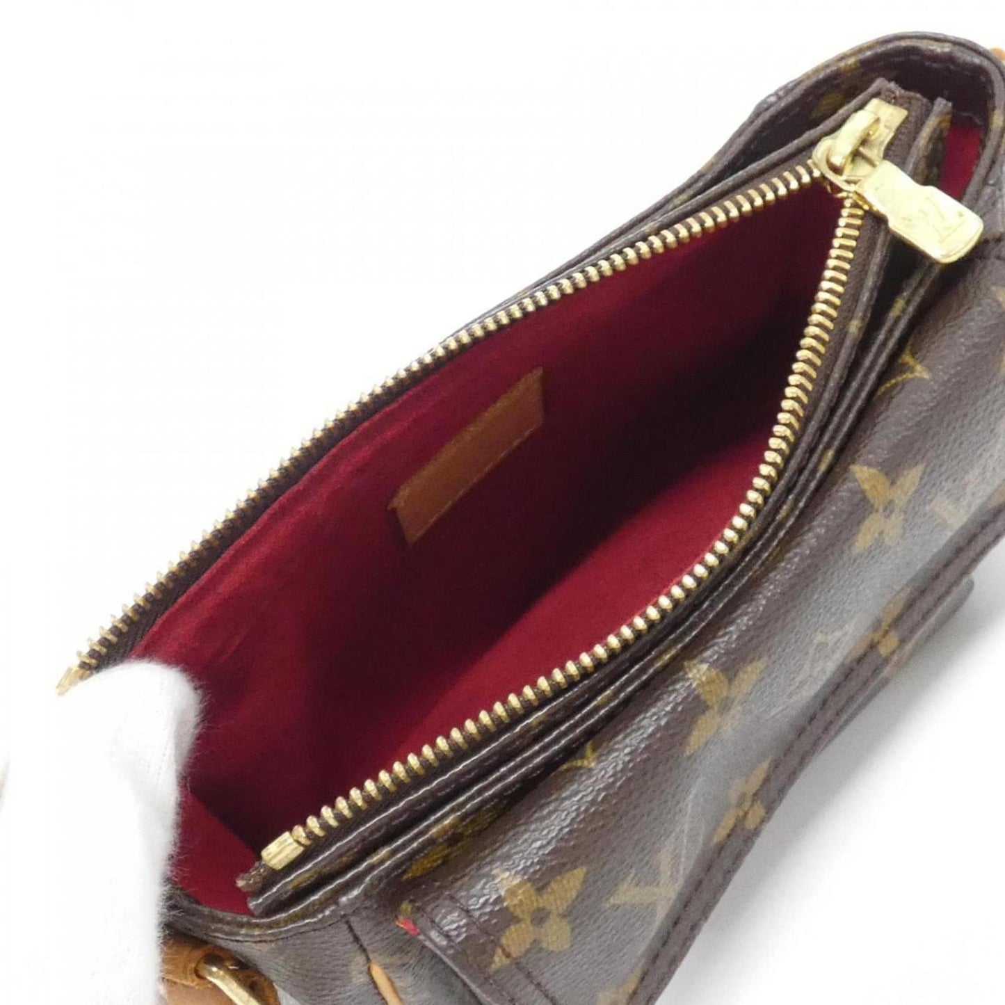 Louis Vuitton Coated Canvas Brown Shoulder Bags
