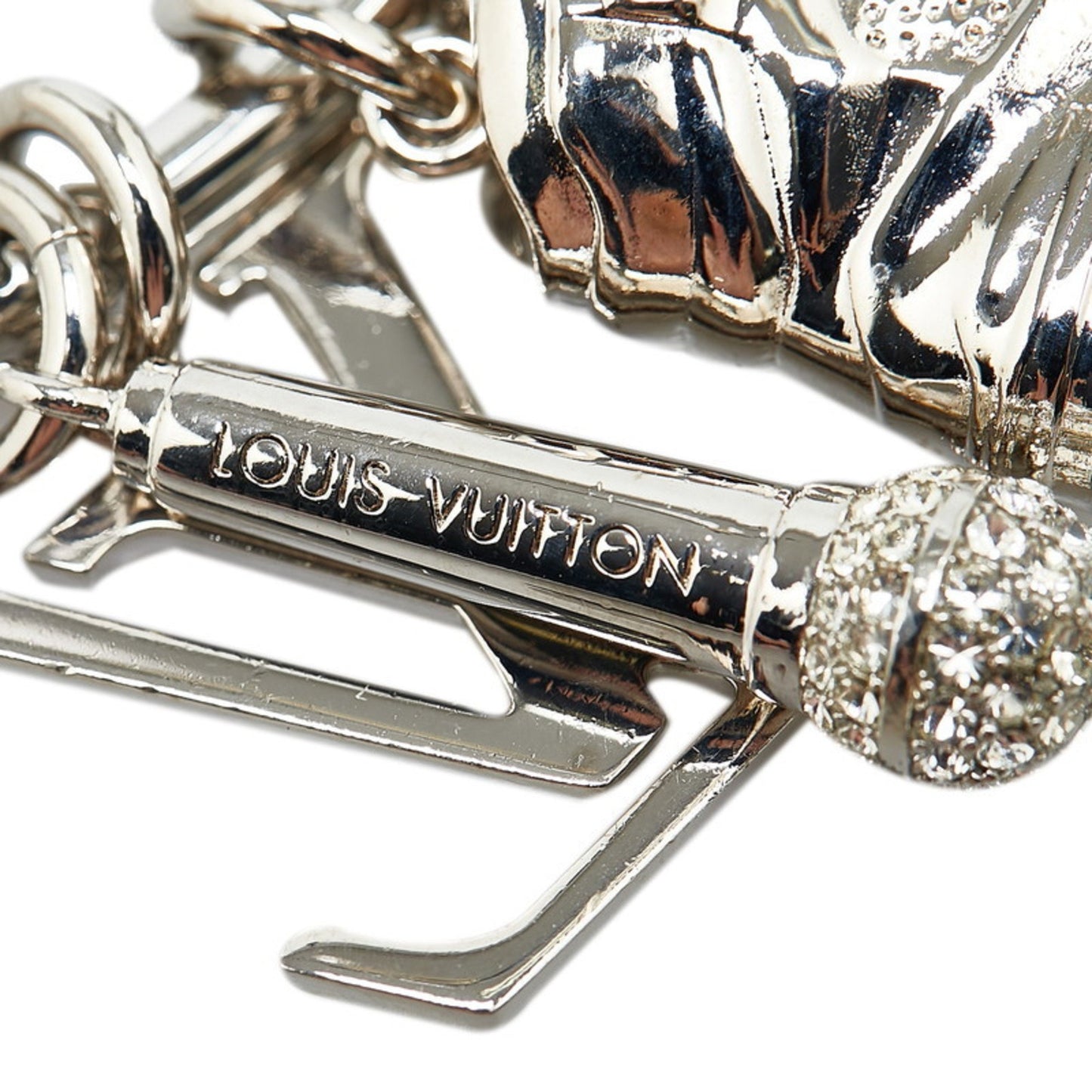 Louis Vuitton Other Metal Silver Key Rings