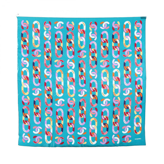 Chanel Silk Green Scarves