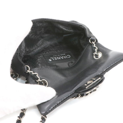 Chanel Satin Black Shoulder Bags