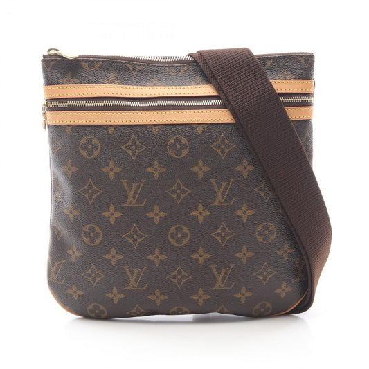 Louis Vuitton Coated Canvas Brown Shoulder Bags