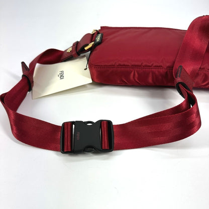 Fendi Nylon Red Shoulder Bags
