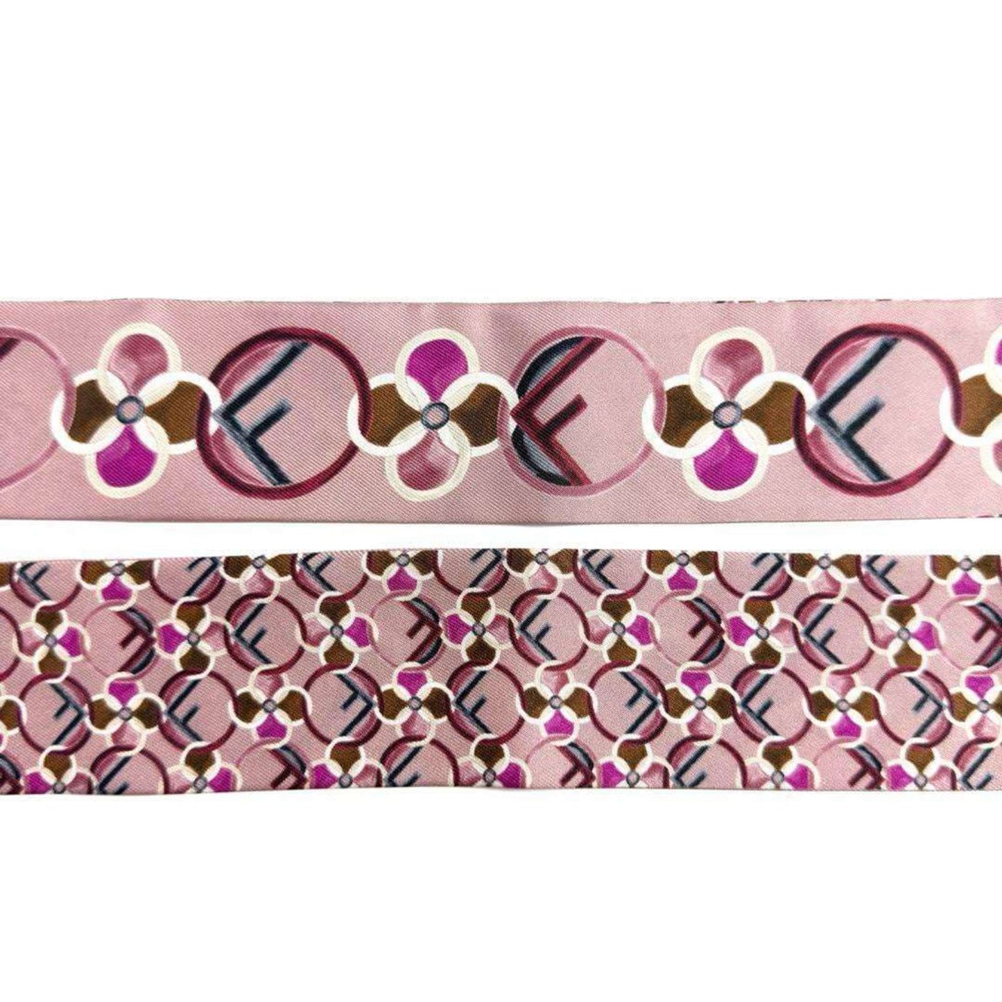 Fendi Silk Pink Scarves