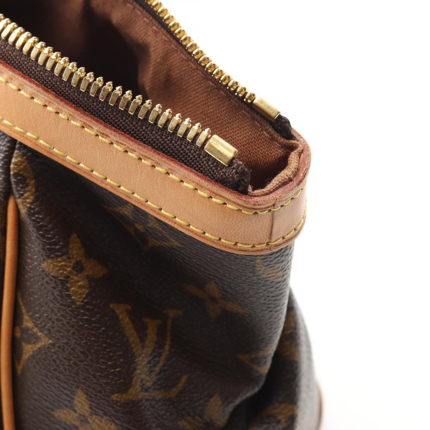 Louis Vuitton Coated Canvas Brown Handbags
