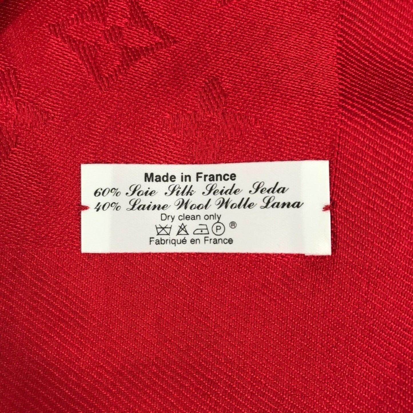 Louis Vuitton Wool Red Scarves