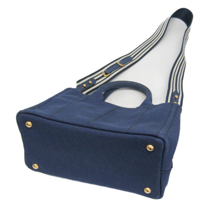 Prada Canvas Blue Shoulder Bags