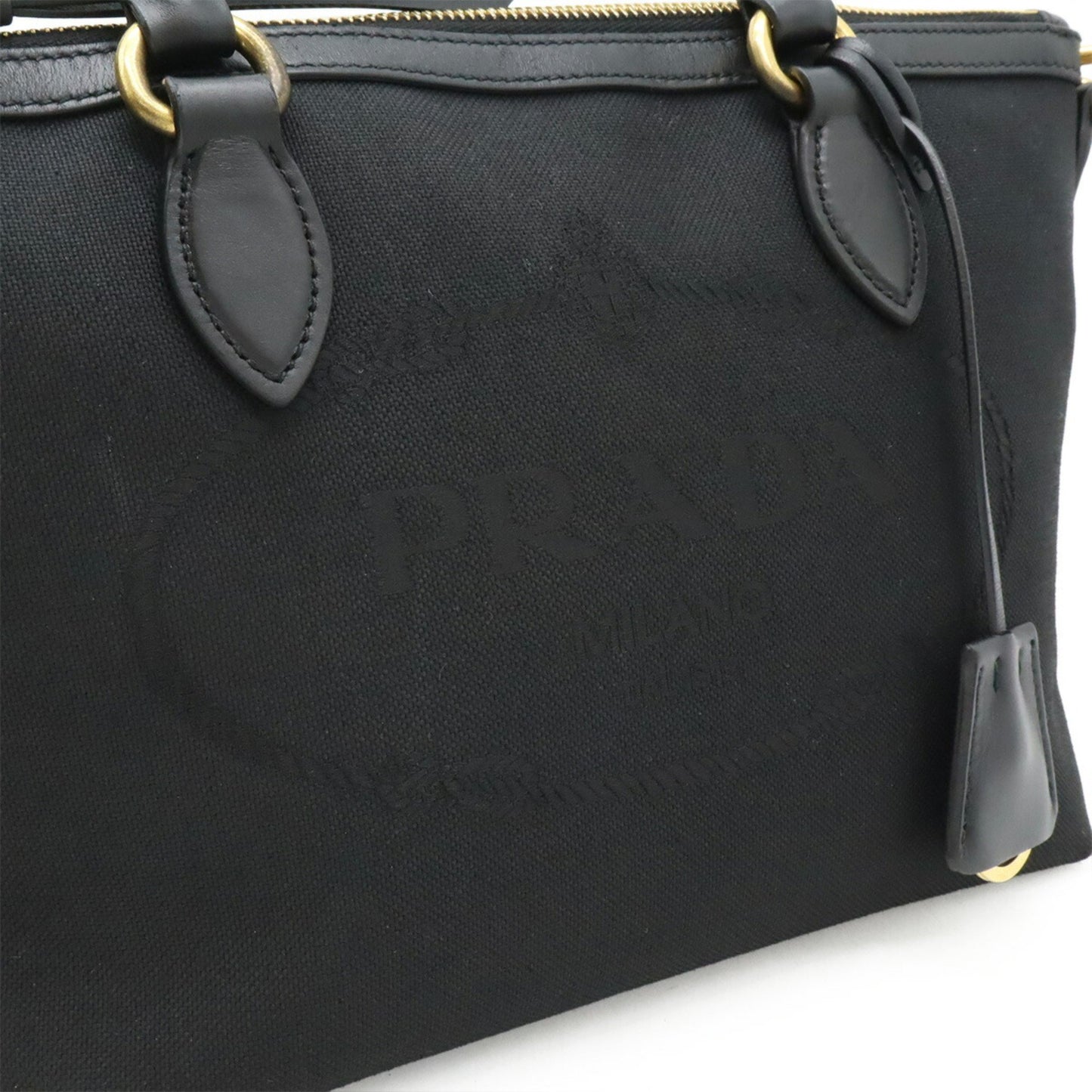 Prada Canvas Black Handbags