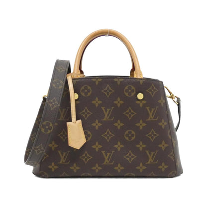 Louis Vuitton Coated Canvas Brown Handbags