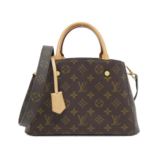 Louis Vuitton Coated Canvas Brown Handbags