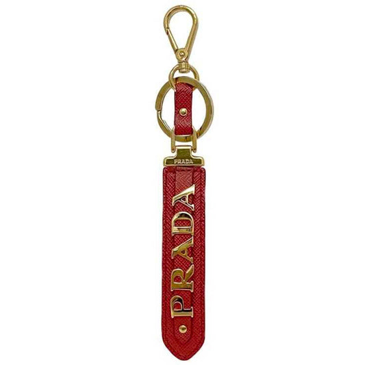 Prada Gold Red Key Rings