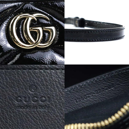 Gucci Patent Black Shoulder Bags