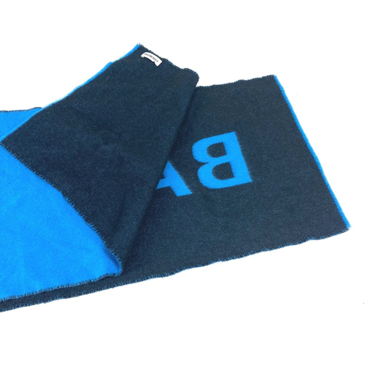 Balenciaga Wool Blue Scarves