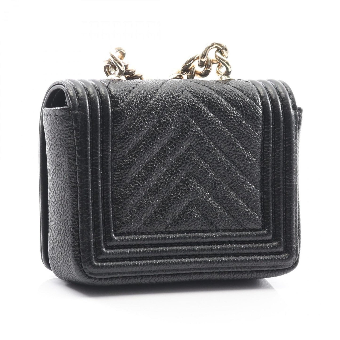 Chanel Calfskin Black Shoulder Bags