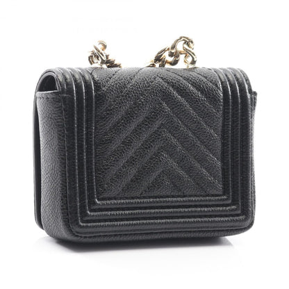 Chanel Calfskin Black Shoulder Bags