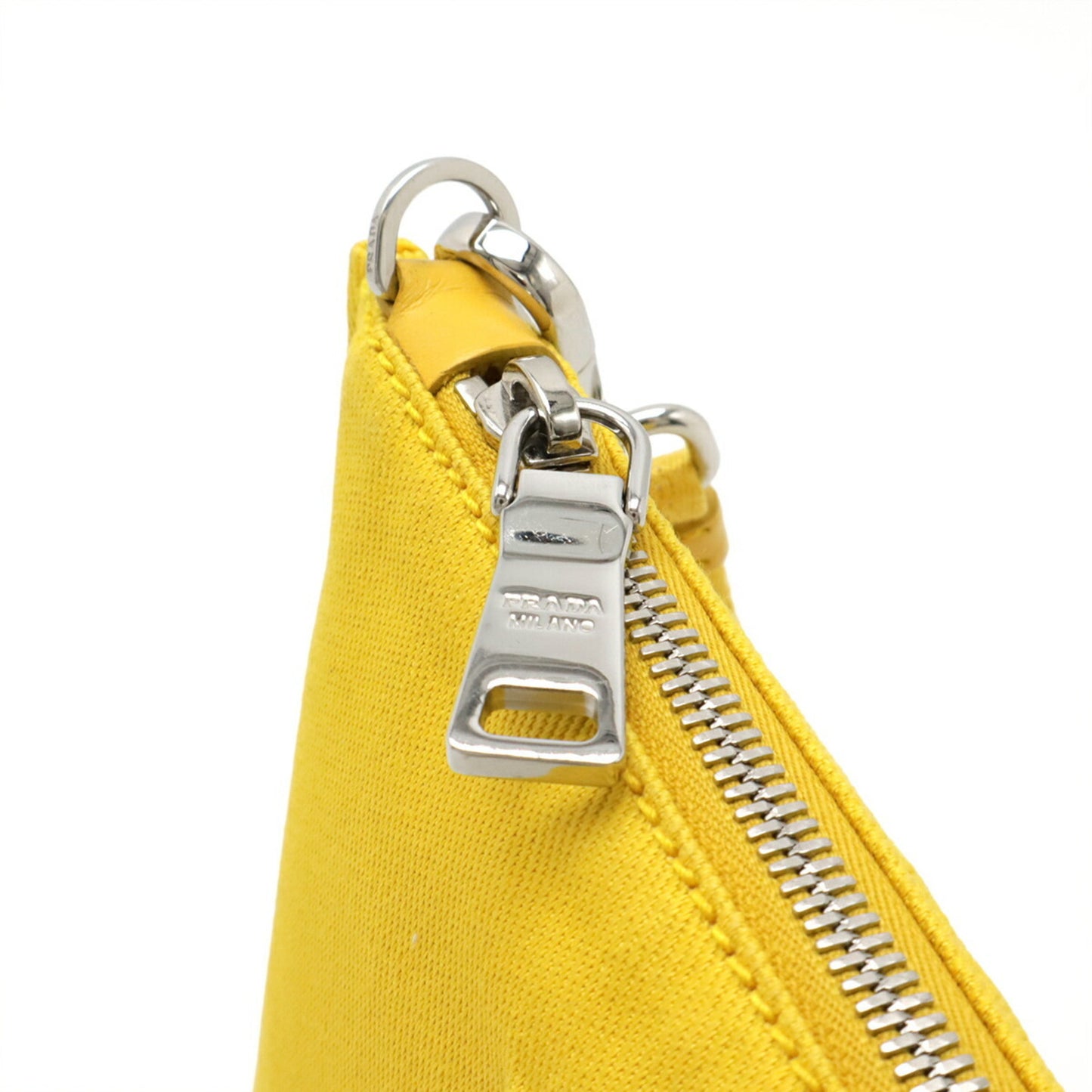 Prada Canvas Yellow Clutch Bags