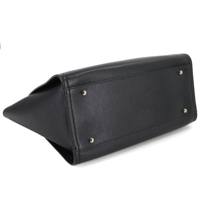 Chanel Calfskin Black Shoulder Bags
