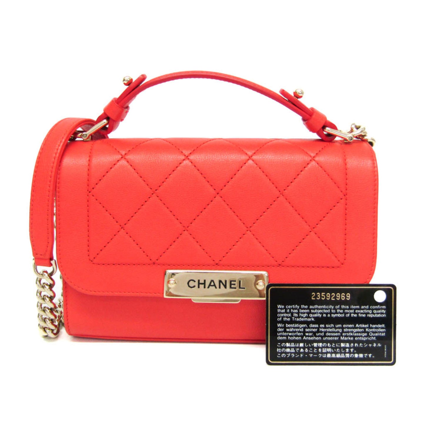 Chanel Others Orange Shoulder Bags