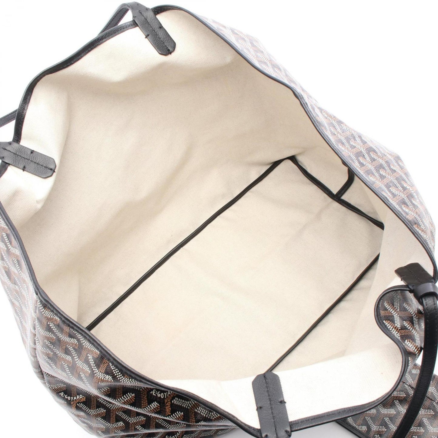 Goyard Coated Canvas Black Tote Bags