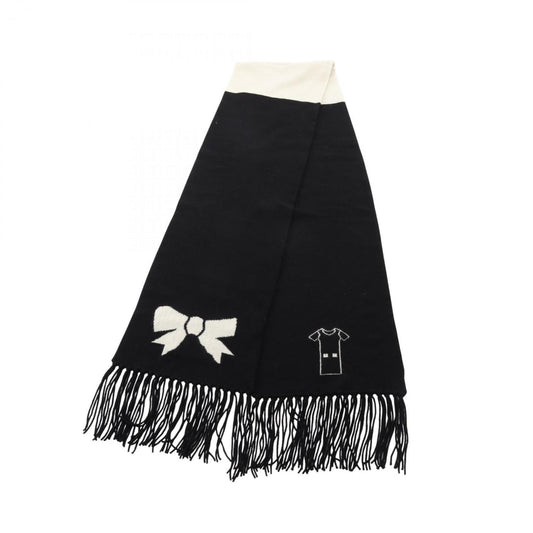 Chanel Cashmere Black Scarves