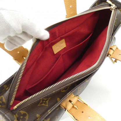 Louis Vuitton Coated Canvas Brown Handbags