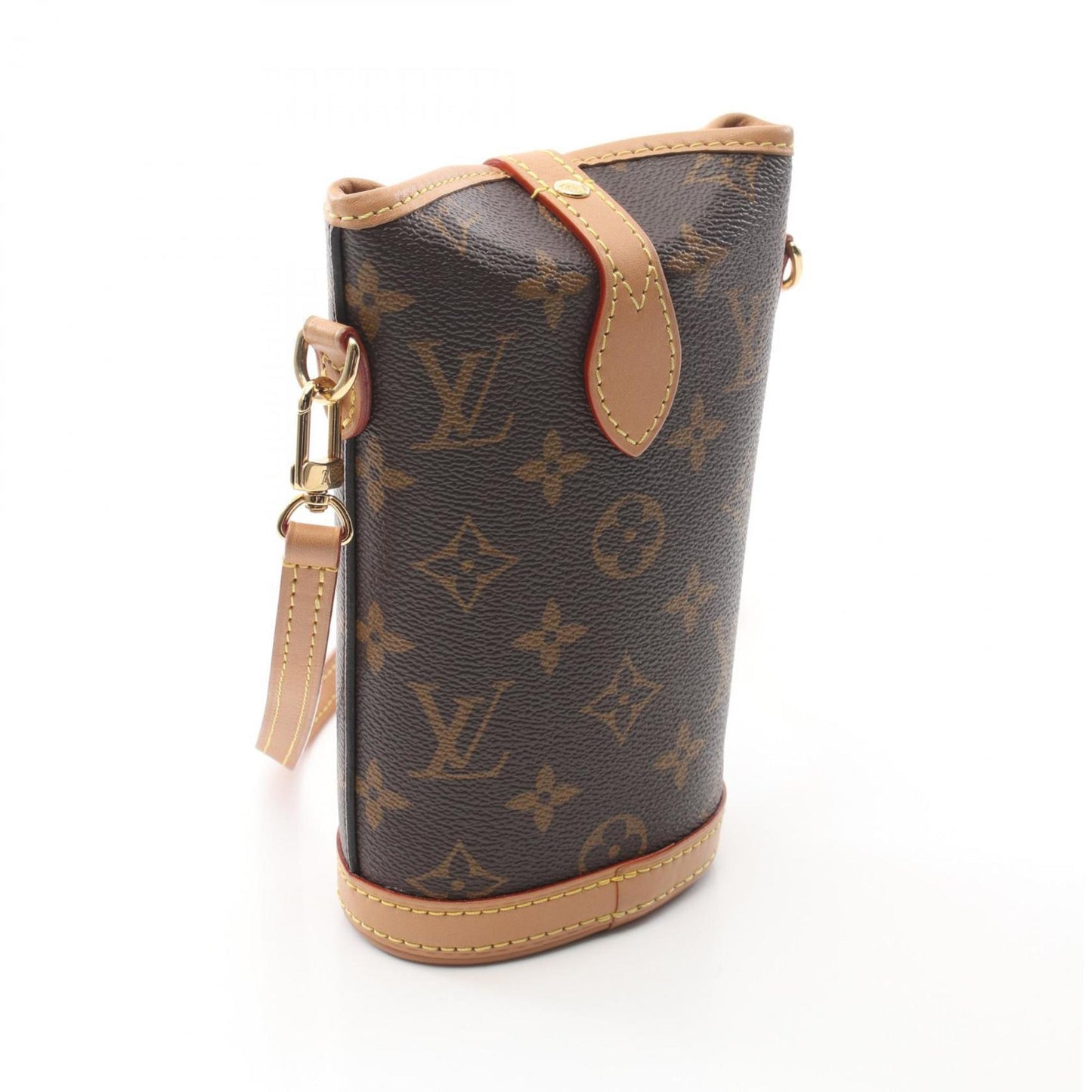 Louis Vuitton Coated Canvas Brown Shoulder Bags