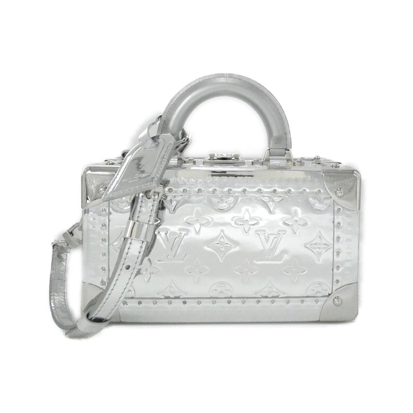 Louis Vuitton Pvc Silver Handbags