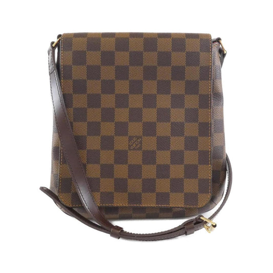 Louis Vuitton Coated Canvas Brown Shoulder Bags