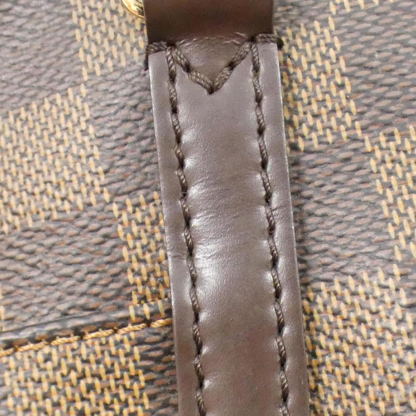 Louis Vuitton Coated Canvas Brown Handbags