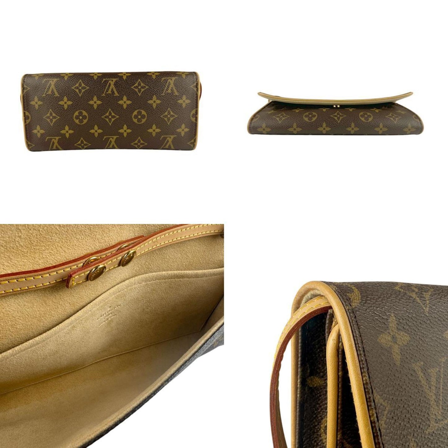 Louis Vuitton Monogram Canvas Brown Shoulder Bags