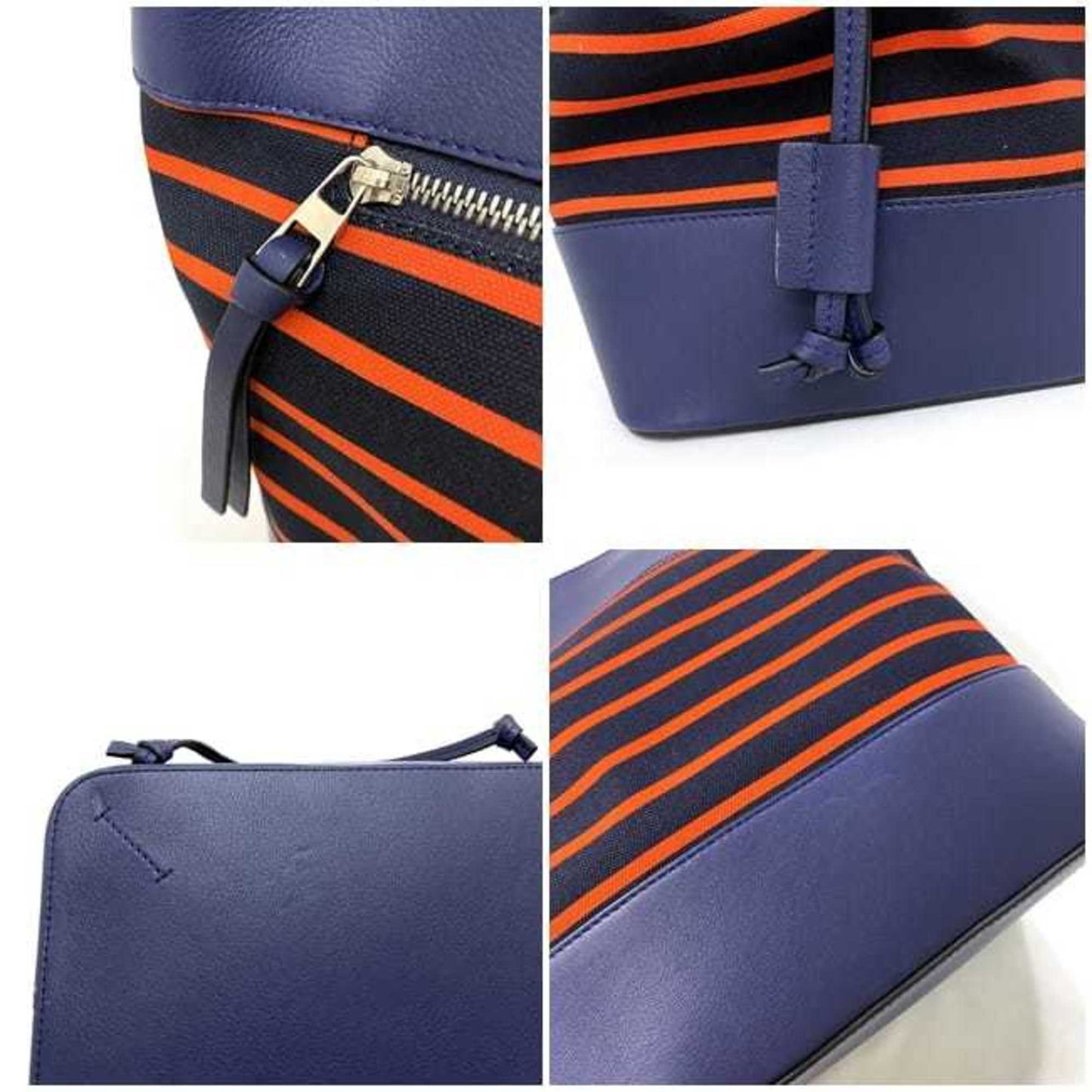 Loewe Canvas Black Shoulder Bags