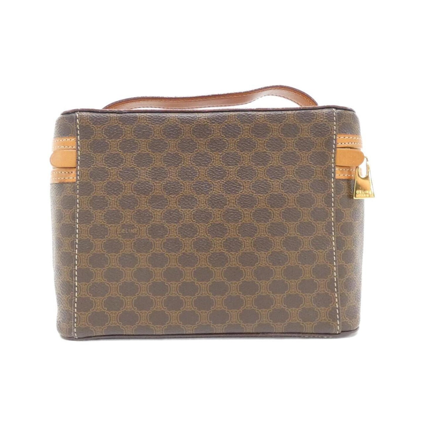 Celine Coated Canvas Brown Handbags