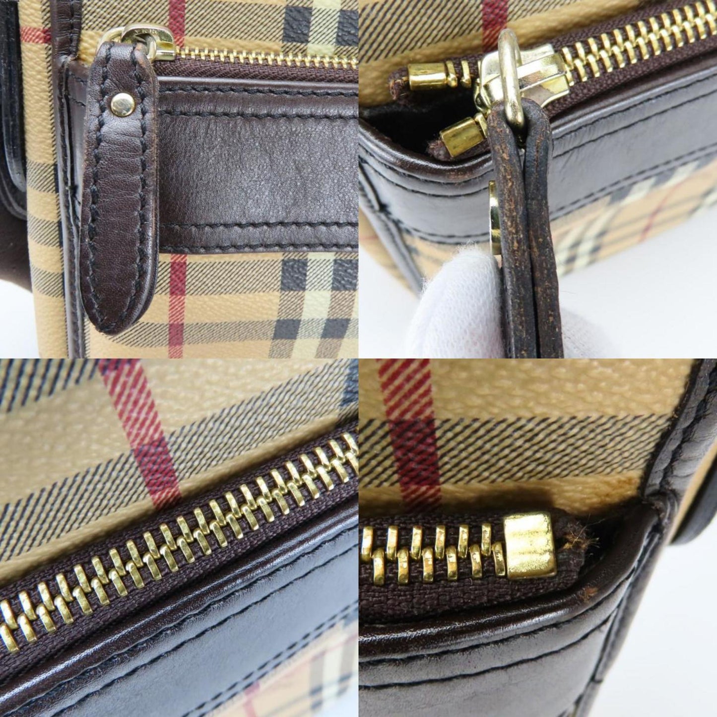 Burberry Pvc Brown Shoulder Bags
