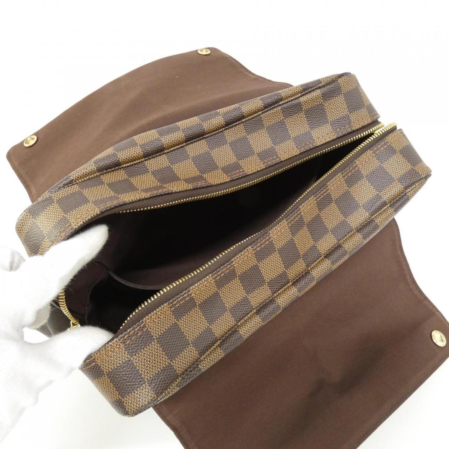 Louis Vuitton Monogram Canvas Brown Shoulder Bags
