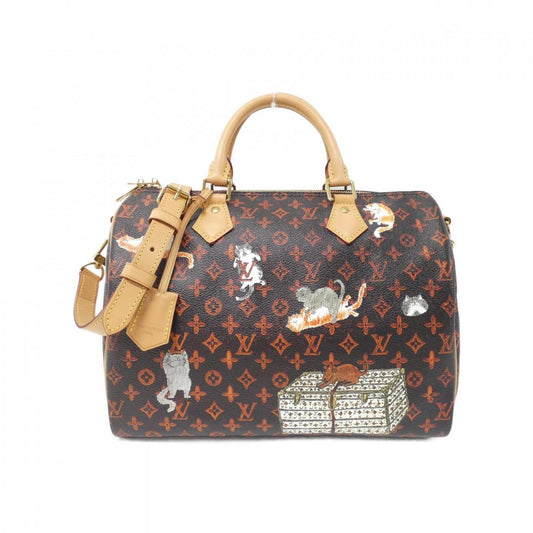 Louis Vuitton Coated Canvas Brown Travel Bags