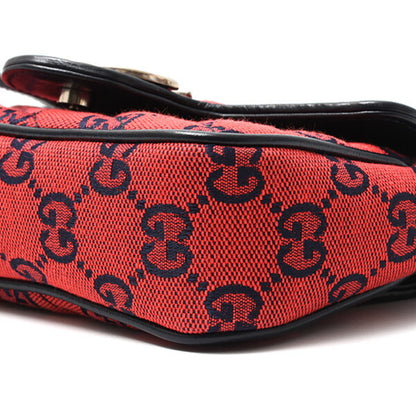 Gucci Canvas Red Shoulder Bags