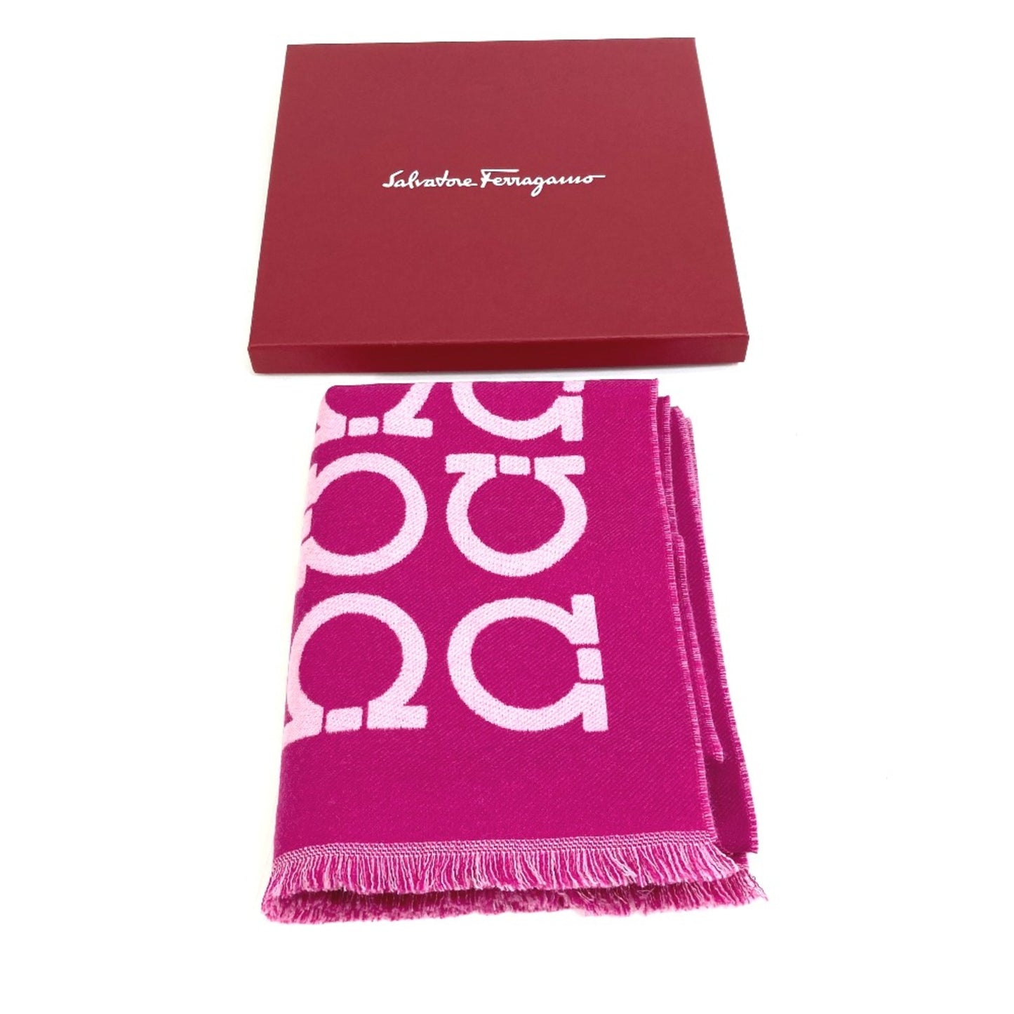 Salvatore Ferragamo Wool Pink Scarves