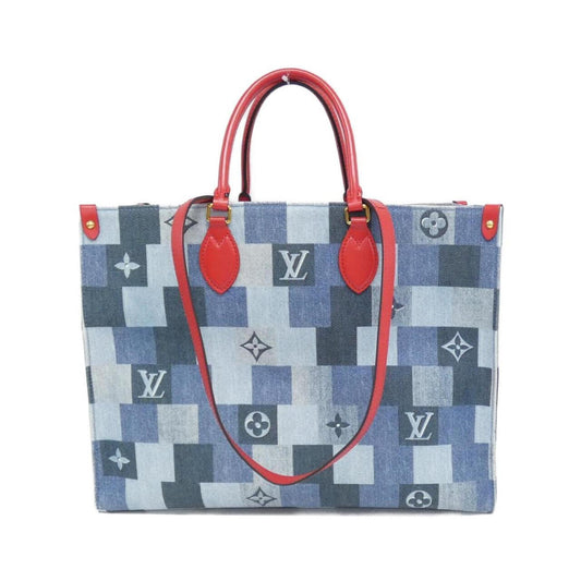 Louis Vuitton Denim Red Handbags