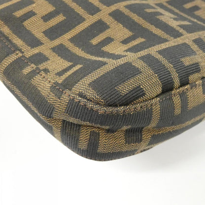 Fendi Canvas Brown Shoulder Bags