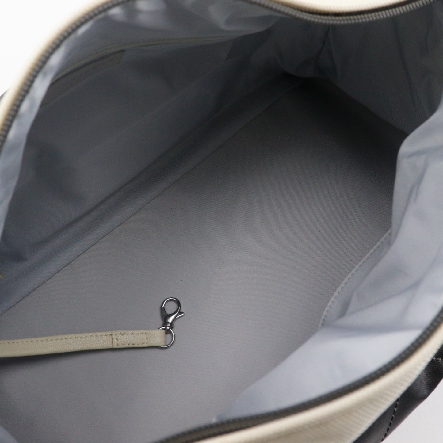 Chanel Coated Canvas Silver Shoulder Bags
