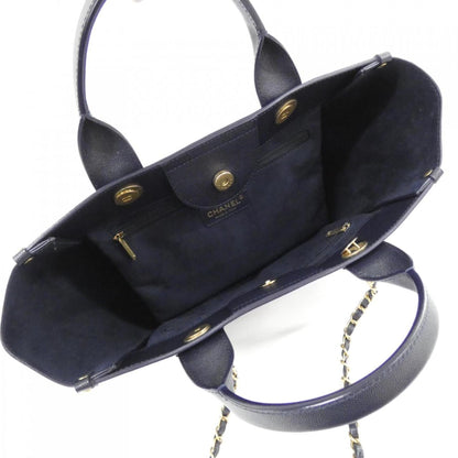 Chanel Calfskin Blue Handbags