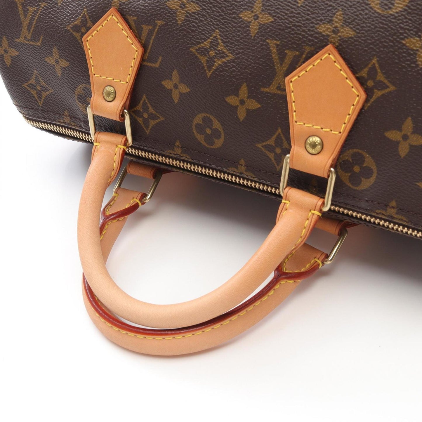 Louis Vuitton Coated Canvas Brown Handbags