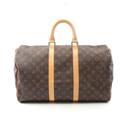 Louis Vuitton Coated Canvas Brown Travel Bags
