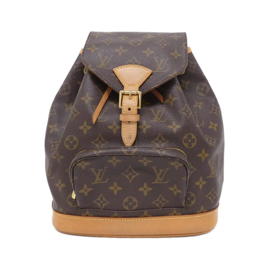 Louis Vuitton Coated Canvas Brown Backpacks